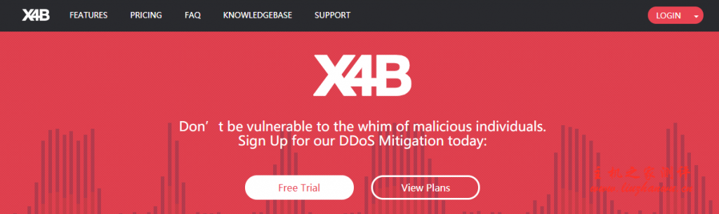 X4B：主打DDOS防护，有日本、新加坡、洛杉矶、德国等节点，50GB月流量，月付10美金