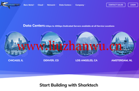 Sharktech：洛杉矶/丹佛/芝加哥/荷兰机房高防服务器1Gbps不限流量$79/月起，10Gbps不限流量$399/月起-主机之家测评